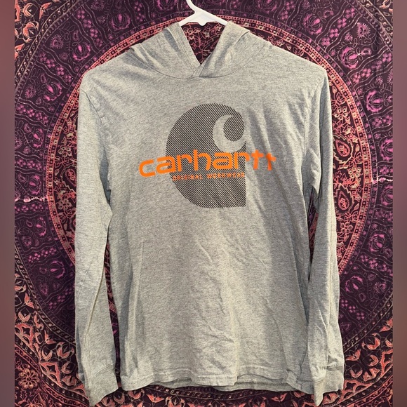 Carhartt Heather Gray Sweatshirt - Picture 1 of 9